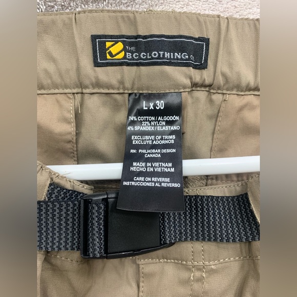 New Men’s BC Clothing Convertible Cargo Pants - Picture 3 of 5